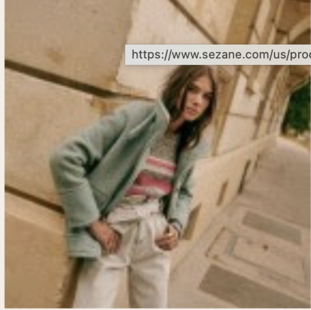 Sezane NWT Wool Leo Coat 8